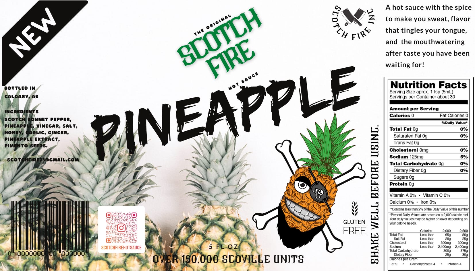 Scotch Fire - Pineapple Hot Sauce